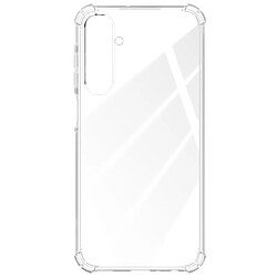 Samsung Coque pour Samsung Galaxy A25 Silicone Flexible Coins Bumper Original Transparent