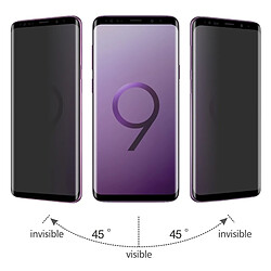 Avis Wewoo Verre trempé pour Samsung Galaxy S9 0.26mm 9 H Dureté De Surface 3D Confidentialité Anti-reflets Plein écran Film De Protection Chapeau-Prince