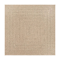 Avis vidaXL Tapis ZIZUR 120x120 cm aspect de jute intérieur et extérieur