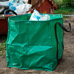 Nature Sac à déchets de jardin carré Vert 325 L 6072401 pas cher