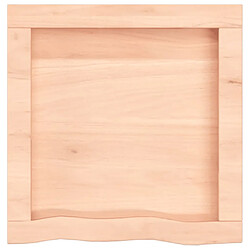 Acheter vidaXL Étagère murale 40x40x(2-4)cm bois de chêne massif non traité