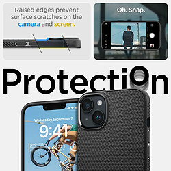 Spigen Sgp Spigen Liquid Air Coque Compatible avec iPhone 14 - Noir Mat pas cher