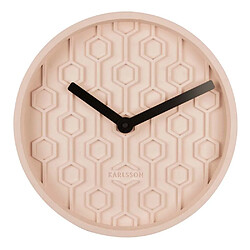 Avis Karlsson Horloge ronde en béton Honey 31 cm Rose.