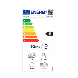 Lave-vaisselle 60cm 12 couverts 49db - GDF623WH - GLEM