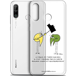 Caseink Coque Pour Huawei P30 Lite (6.2 ) [Gel HD Collection Les Shadoks ? Design A Force - Souple - Ultra Fin - Imprimé en France]