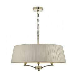 Luminaire Center Suspension Cristin Cuivres Antique,taupe 4 ampoules 37cm