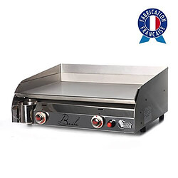 Plancha gaz 2 feux Baila tout inox TSMP - BL2