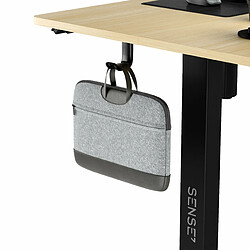 Sense7 Nojo Table d'ordinateur Gamingtisch Bureau, 120 x 60 cm, réglage électrique de la hauteur, fonction mémoire, porte-casque, organisateur de câbles pas cher