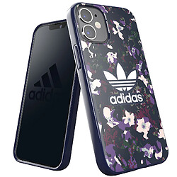 Adidas Coque pour iPhone 12 Mini Découpes Précises Graphic Camo Trefoil Violet pas cher