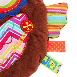 Poussette de bébé de poussette de landau de bébé accrochant des jouets en peluche chouette brune pas cher