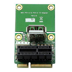 Carte adaptateur Mini PCIe à PCIe