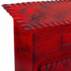 Boîte aux lettres Alexandra House Living Rouge Fer 11 x 37 x 27 cm pas cher