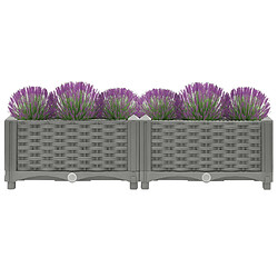 Avis Maison Chic Jardinière,Lit surélevé - Bac à fleurs - pot de fleur 80x40x23 cm Polypropylène -GKD62114