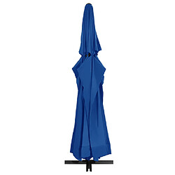 Helloshop26 Parasol d'extérieur - Bleu azuré - 500 cm