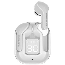 Riversong Écouteurs Bluetooth Intra-auriculaires Microphone Réduction de Bruit Blanc