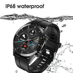 Universal Smartwatch Homme Thermomètre ECG Smartwatch IP68 Imperméable Tension Artérielle Smartwatch pour Huawei Xiaomi | Smartwatch (Noir)