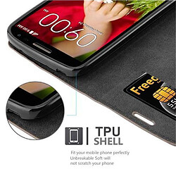 Acheter Cadorabo Coque LG G2 MINI Etui en Brun