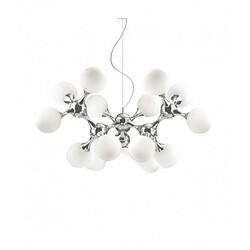 Ideal Lux Suspension Blanche NODI BIANCO 15 ampoules