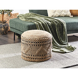 Beliani Pouf WADAN Beige