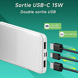 Avis SANAG Batterie Externe 12000Mah, Ultra-Mince Power Bank, 3A Usb C Charge Rapide, Affichage Led, Chargeur De Téléphone Externe, Batterie Externe Portable Pour Iphone, Samsung, Huawei, Tablet, Etc