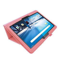 Acheter Etui en PU support de litchi rose pour Lenovo Tab M10 TB-X605F