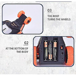 Avis Universal Voiture de cascade à basculement électrique pour enfants avec de la musique de rotation à 360 ° (orange)