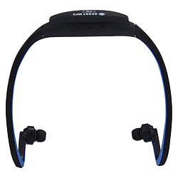 Wewoo Casque Bluetooth Sport bleu foncé pour les smartphone et iPad ordinateur portable MP3 ou d'autres périphériques audio, mémoire maximale SD: 32 Go imperméable à l'eau stéréo sans fil écouteurs intra-auriculaires avec MicroSD Card Slot,