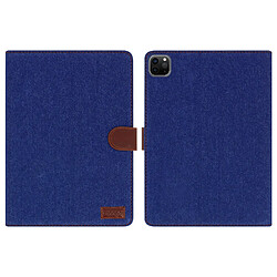 Avizar Étui iPad Pro 11 2020 / iPad Air 2020 Denim Porte-carte Support Vidéo Bleu nuit