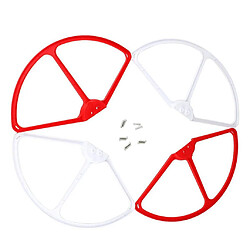 4 Pièces RC Drone Hélice Lame Gardes Cadre Pour Cheerson CX20 Rouge Blanc