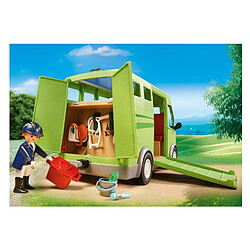 Playmobil® PLAYMOBIL 6928 - Country - Cavalier avec Van et Cheval pas cher