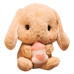 Universal 22 cm peluche mignonne peluche lapin peluche lapin enfant oreiller poupée cadeau d'anniversaire créatif enfant bébé accompagné d'un jouet de couchage | Peluche animaux