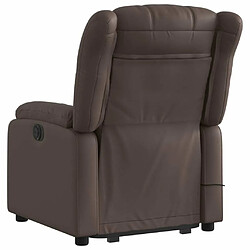 Acheter Maison Chic Fauteuil Relax pour salon, Fauteuil inclinable de massage Marron Similicuir -GKD82158