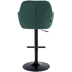 Non Tabouret de bar Natoma velours noir pas cher