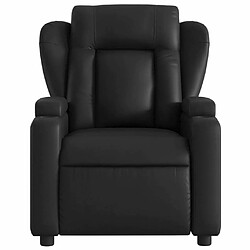 Avis Maison Chic Fauteuil inclinable,Fauteuil luxe de relaxation Noir Similicuir -MN19690