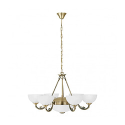 EGLO Chandelier SAVOY 6 ampoules bronze