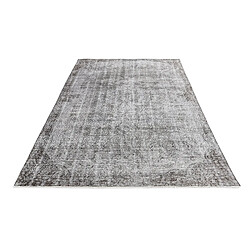 Avis Vidal Tapis de laine 267x165 gris Ultra Vintage