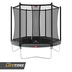 BERG Trampoline Favorit Regular 270 Grey avec Filet De Securite Comfort