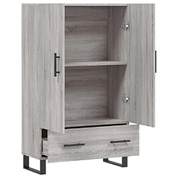 Acheter vidaXL Buffet haut sonoma gris 69,5x31x115 cm bois d'ingénierie