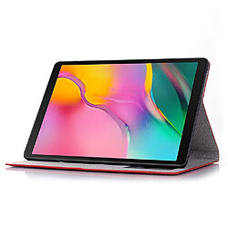 Acheter Etui en PU peau de crocodile rouge avec support pour votre Samsung Galaxy Tab S5e SM-T720