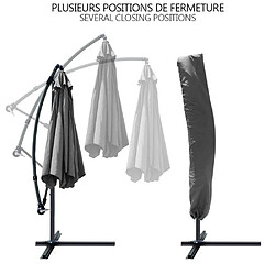 Vounot Parasol deporte 3M Gris fonce avec housse de protection