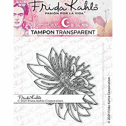 Youdoit Tampon transparent - Fleur Passiflore 3 - 9,5 x 6,5 cm