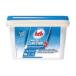 Chlore 5 actions en galets Maxitab 2,7 kg - HTH