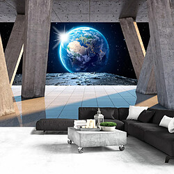 Artgeist Moon Walk [100x70] Papier peint mural - Autocollant disponible - Facile à appliquer - Intissé