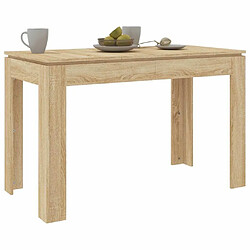 Avis Maison Chic Table de salle à manger,Table à dîner Chêne sonoma 120 x 60 x 76 cm Aggloméré -GKD44836