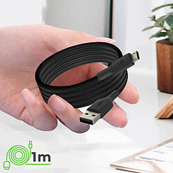 Câble USB vers Micro-USB Charge et synchro Certifié USB-IF 1 mètre Belkin Noir pas cher