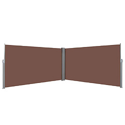 vidaXL Auvent latéral rétractable 160 x 600 cm Marron