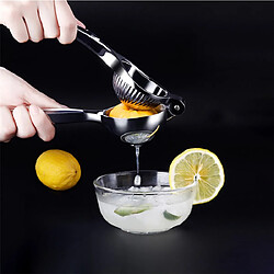 Avis Universal Presse-citron manuel presse-orange manuel presse-jus de citron presse-agrumes en acier inoxydable Accessoires de cuisine(Argent)