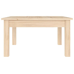 Avis ComfortXL Table Basse 55x55x30 Cm Bois Massif De Pin