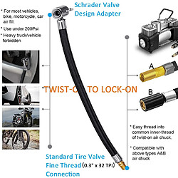 Avis Adaptateur de tuyau de gonflage de pneu 23 cm 9