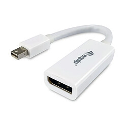 Câble adaptateur mini-Displayport pour Displayport M/F Equip blanc